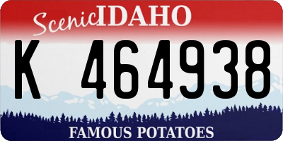 ID license plate K464938