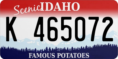 ID license plate K465072