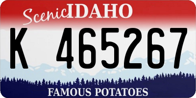 ID license plate K465267