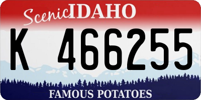 ID license plate K466255