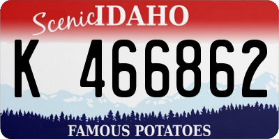 ID license plate K466862
