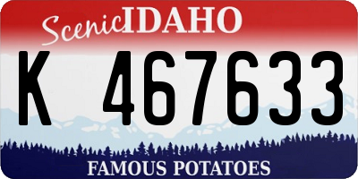 ID license plate K467633