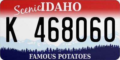 ID license plate K468060
