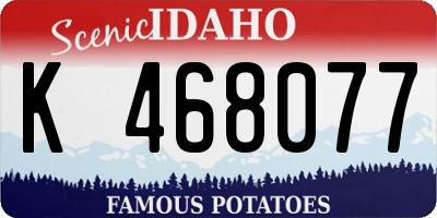 ID license plate K468077
