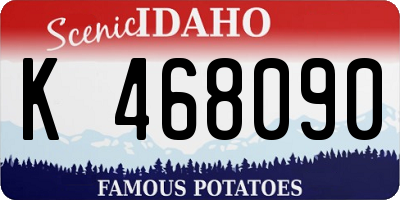 ID license plate K468090