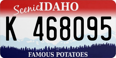 ID license plate K468095