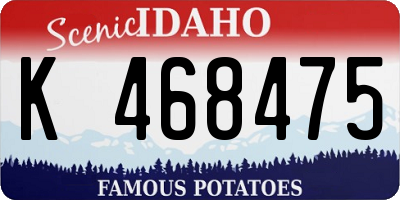 ID license plate K468475