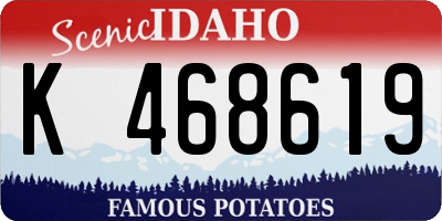 ID license plate K468619