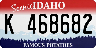 ID license plate K468682