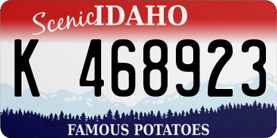 ID license plate K468923