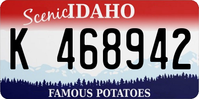 ID license plate K468942