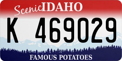 ID license plate K469029