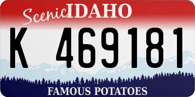 ID license plate K469181