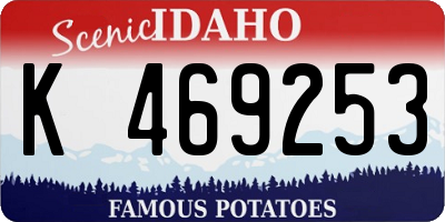 ID license plate K469253