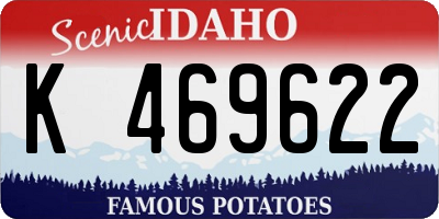 ID license plate K469622