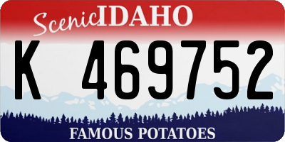 ID license plate K469752