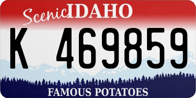ID license plate K469859