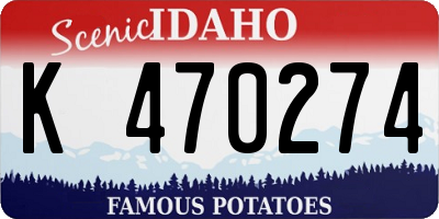 ID license plate K470274