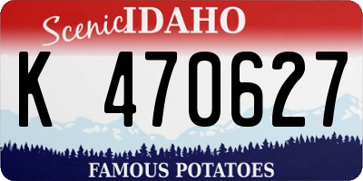 ID license plate K470627