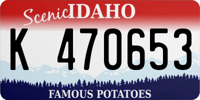 ID license plate K470653
