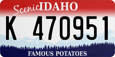 ID license plate K470951
