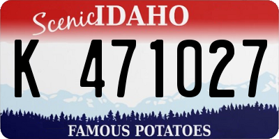 ID license plate K471027