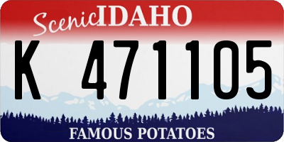 ID license plate K471105