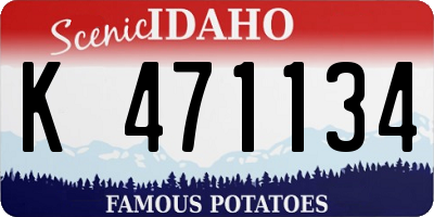ID license plate K471134