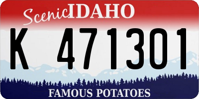 ID license plate K471301