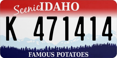 ID license plate K471414