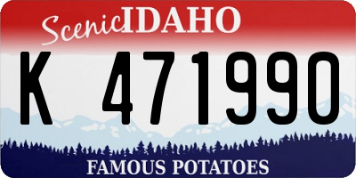 ID license plate K471990