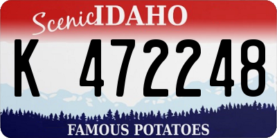 ID license plate K472248