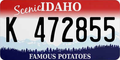 ID license plate K472855