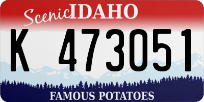 ID license plate K473051