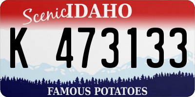 ID license plate K473133