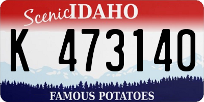 ID license plate K473140