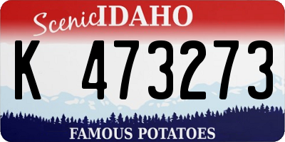 ID license plate K473273