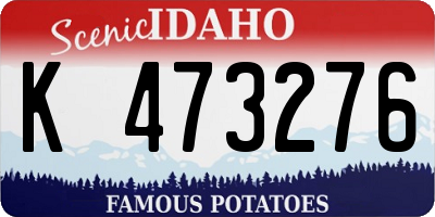 ID license plate K473276