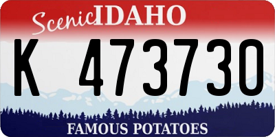 ID license plate K473730