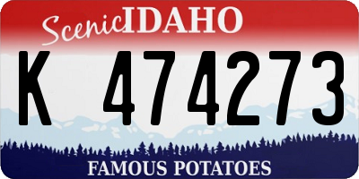 ID license plate K474273