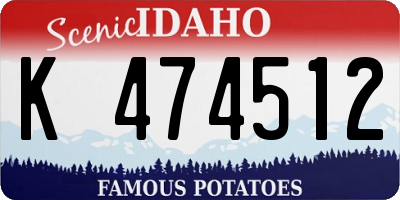 ID license plate K474512