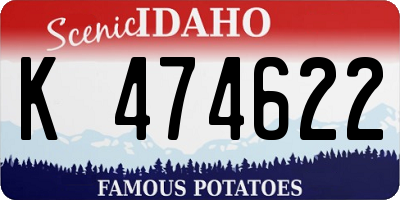 ID license plate K474622