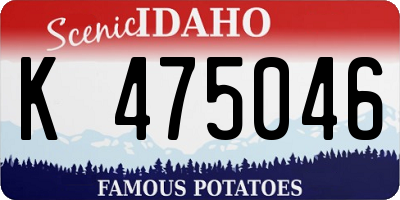 ID license plate K475046