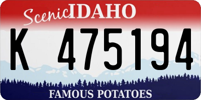 ID license plate K475194
