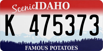 ID license plate K475373