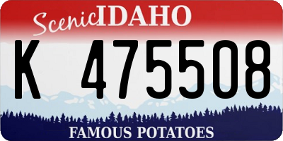 ID license plate K475508