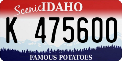 ID license plate K475600