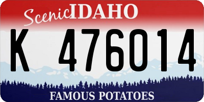 ID license plate K476014