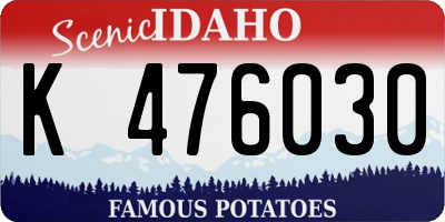 ID license plate K476030