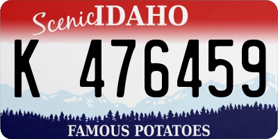 ID license plate K476459